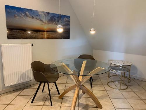 Iekārtas, Sonnerwachen, Ferienwohnung fur 2 Personen in DE FEERJENHUSEN am Haubarg von Vollerwiek Fertigstellu in Volervīka