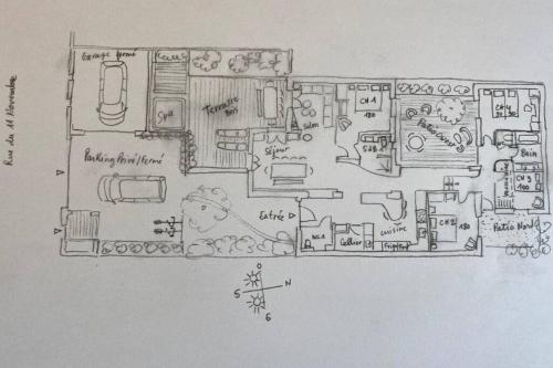 Elégante maison d'architecte, Spa à débordement