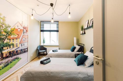 ELVIS apartment/11 beds/6 bedrooms/Riga Old Town