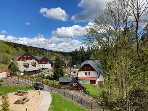 Erkély/terasz, Apartmány 50 (Apartmany 50) in Bedrichov U Jablonce Nad Nisou