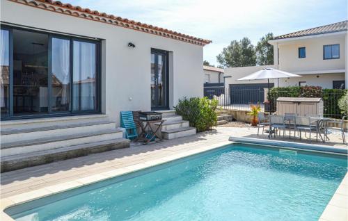 Stunning Home In Beaulieu With 3 Bedrooms, Outdoor Swimming Pool And Swimming Pool