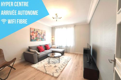 . PRESTIGELOC - Business & Confort - 3 Grandes Chambres, 2 SDB, Hyper Centre
