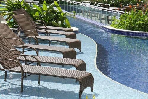 MELHOR LOCALIZACAO NA BARRA DA TIJUCA- Apartamento com Ar, wifi, microondas