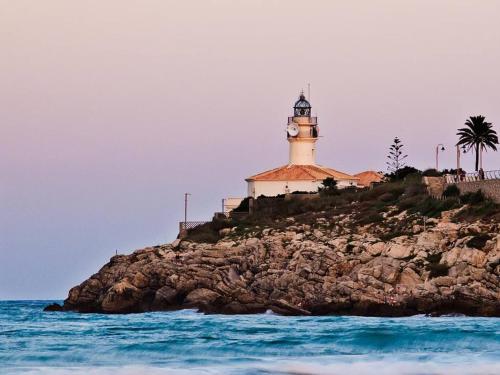  Tranquility In Sea And Mountain Area in Faro de Cullera