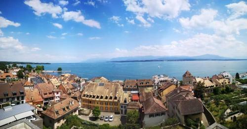สภาพแวดล้อมโดยรอบ, Lac et Mont-Blanc in นียง