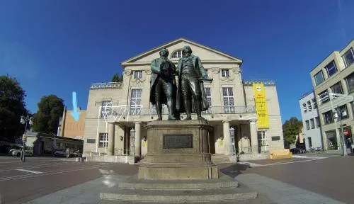 Cityappartement am Theaterplatz in Weimar, Deutschland