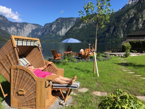 Garden, Gluck am See - Apartment mit Seezugang in Hallstatt