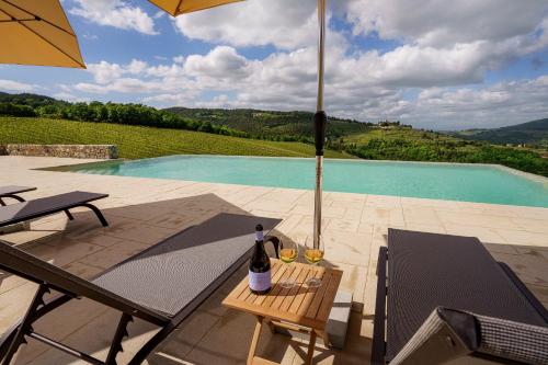 Úszómedence, La Pietra Del Cabreo in Montefioralle