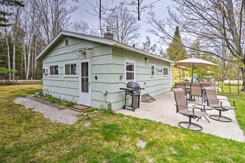 Charlevoix Cabin with Patio and Grill - Steps to Lake!