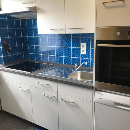 廚房, Ferienwohnung Westerwaldblick Dillenburg in 迪倫堡