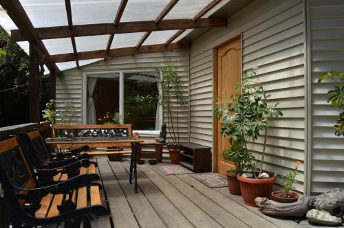 Balkons/terase, La Frontera Bed & Breakfast, Valle Cochamo in Cochamo