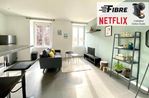. Très beau T2 42m2 lumineux, moderne et rénové avec Fibre