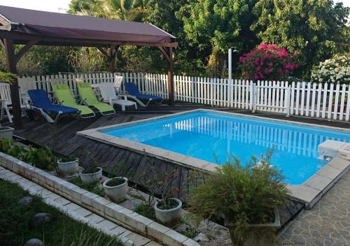 Swimming pool, Domaine Le Bougainvillee in Petit-Bourg