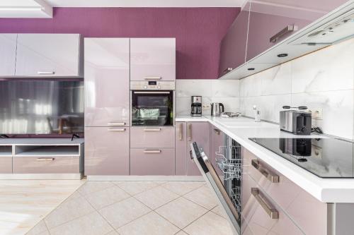 ห้องครัว, Osiedle Bocianie Gniazdo by Noclegi Renters in โอโกรดี