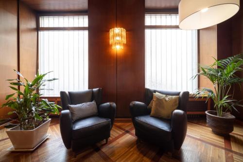 kawasan lounge/TV kongsi, Hotel Italia in Turin