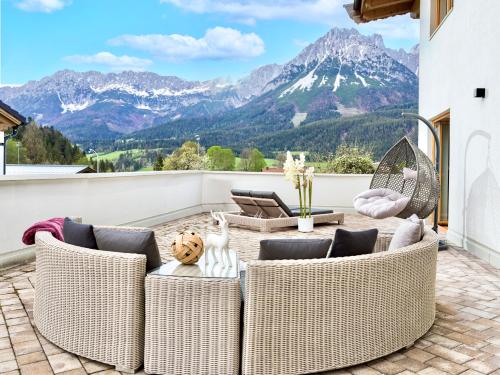 Balkon/Terrasse, Appartementhaus Tanja in Ellmau