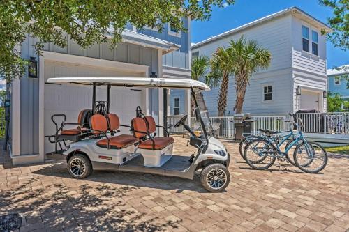 Beach House Right off 30 A with Golf Cart!