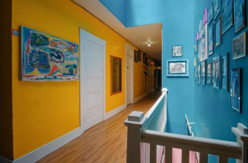 Лобби, Lucky D's Hostel in Сан-Диего (Калифорния)