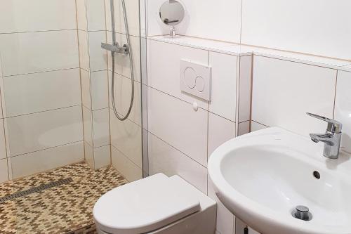 浴室, Zentral gelegenes Apartment mit WLAN in 大蓋勞