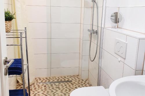浴室, Zentral gelegenes Apartment mit WLAN in 大蓋勞
