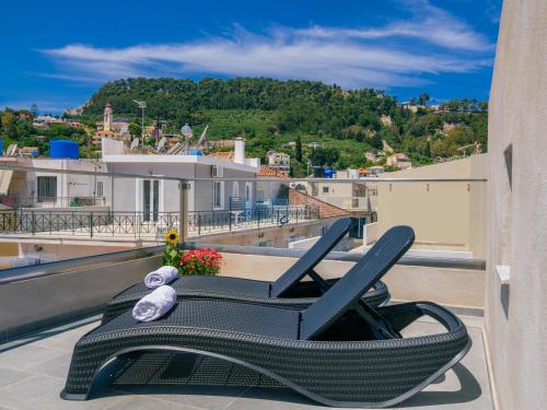 Balcony/terrace, Centro Studios & Apartments in Zakynthos Island