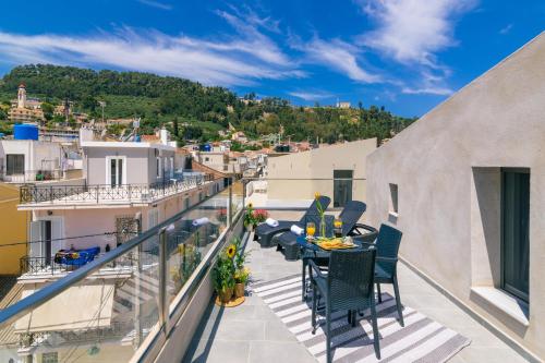 Balcony/terrace, Centro Studios & Apartments in Zakynthos Island