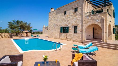 Uranus Stone Villa Next to Almyrida -BY APOKORONAS VILLAS – khách sạn tại Vamos