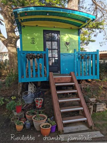 A szálláshely kívülről, Juste par hasard chambres d hôtes insolites à 140 m de la mer (Juste par hasard chambres d hotes insolites a 140 m de la mer) in Saint Michel Chef Chef