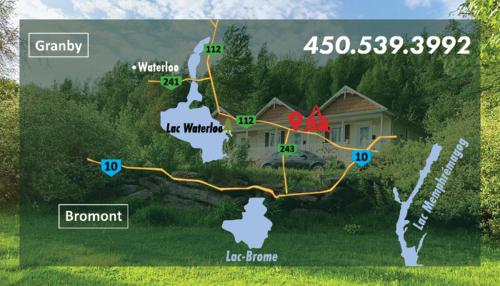 . Motel & Chalets --Shefford-Waterloo- Habitation forest