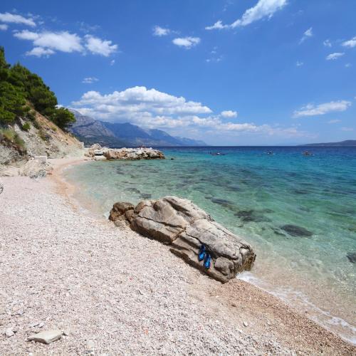  Apartment in Brist with Seaview, Loggia, Air condition, WIFI (3772-2) in Brist