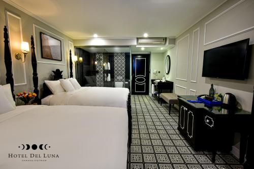 Zimmer mit 2 einzelbetten, deluxe, stadtblick, balkon