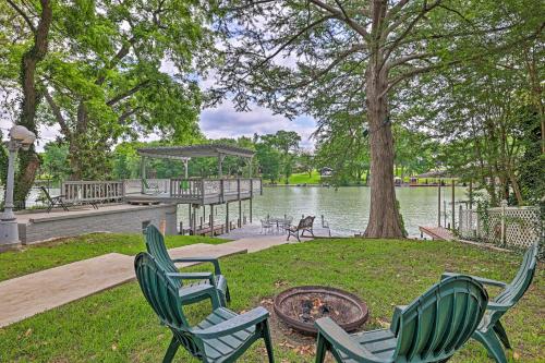 Waterfront Lake Placid Home Dock and Furnished Deck