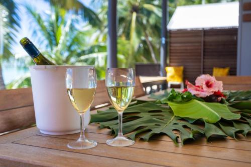 شرفة/ تراس, Panama Beachfront Apartments, Rarotonga in Arorangi