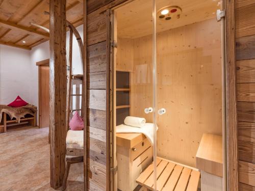 ซาวน่า, Grittlmuhle Chalet Ferienwohnungen in โมเซิน