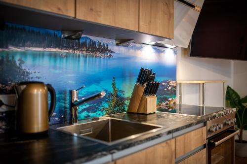 Cocina, Amelies Mountain View in Kaprun
