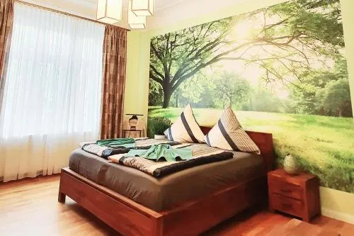 Luxus Ferienwohnung mit 4 Schlafzimmern und Wintergarten in Cottbus, Deutschland