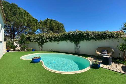 LA SIESTA - villa pool 4 adults 4 children gîte à louer Vestric-et-Candiac