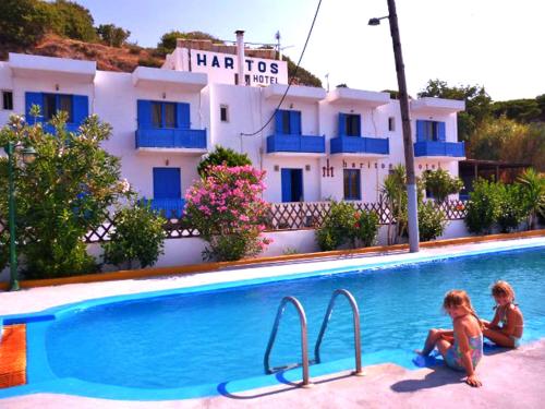 Haritos Hotel - Geothermal Hot Swimming Pool - Mandrakion