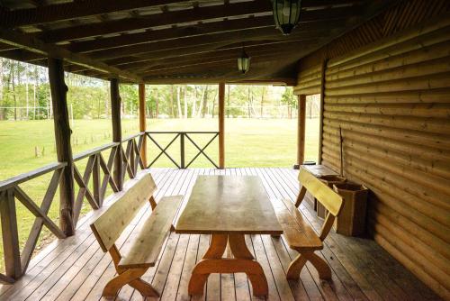 Erkély/terasz, Pas Kaziuką namas-sodyba (Pas Kaziuka namas-sodyba) in Ignalina