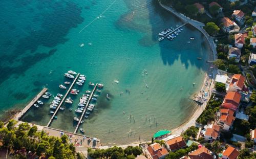 Apartment in Kampor with sea view, terrace, air conditioning, Wi-Fi (4610-5), Kampor (Foto 4)