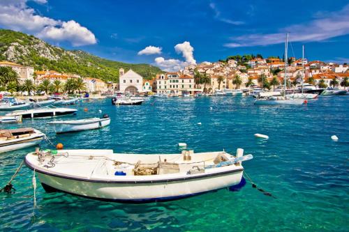 Apartment in Hvar town with sea view, terrace, air conditioning, Wi-Fi (3666-4)