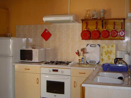 virtuve, Gite Le Courlis in Otina