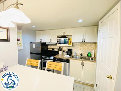 bucătărie, Slopeside Blue Mountain Condo - Wifi, Linens/Towels, Ski In/Out in The Blue Mountains (ON)