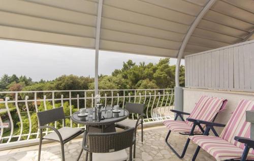 balkon/terras, Studio apartment in Rovinj with Terrace, Air condition, WIFI, Washing machine (4686-6) in Monsena