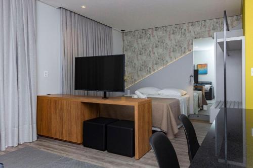 206 - Aion Suites em otima localizacao - Centro de Bombinhas com Piscina Climatizada