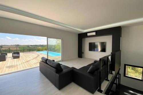 Magnifique maison d’architecte avec vue imprenable cottage Roquefort