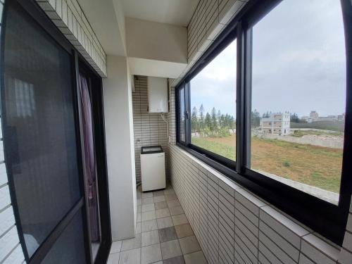 Balkon/Terrasse, 航空棧輕旅民宿 near Lintou Park