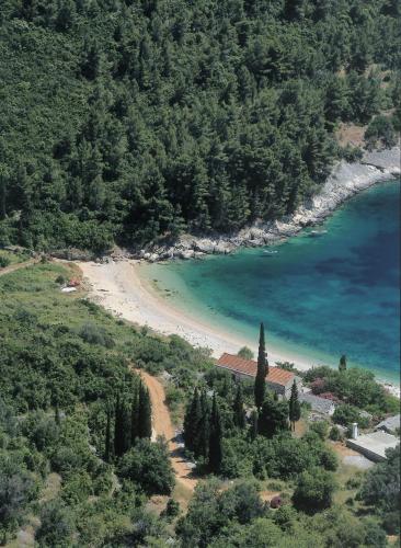 Apartment in Karbuni with sea view, terrace, air conditioning, W-LAN 3609-2, Blato (foto 3)