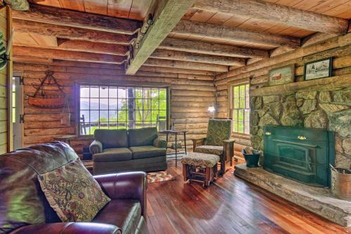 Secluded Cabin with Porch on 39 Acres Ski and Hike in Swiss, USA