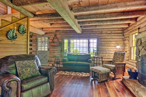 Secluded Cabin with Porch on 39 Acres Ski and Hike in Swiss, USA